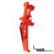 Maxx Model CNC Aluminum Advanced Trigger Style E Red by Maxx Model Products